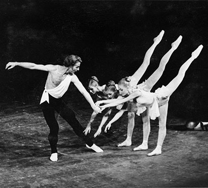 Ellen får sin første rolle i en Balanchine ballett: Terpsichore i Apollo Musagéte